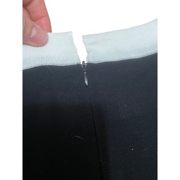 Exclusively Misook Petite Black Pink Sheath Dress Career Work Office L‎ - Picture 7 of 7